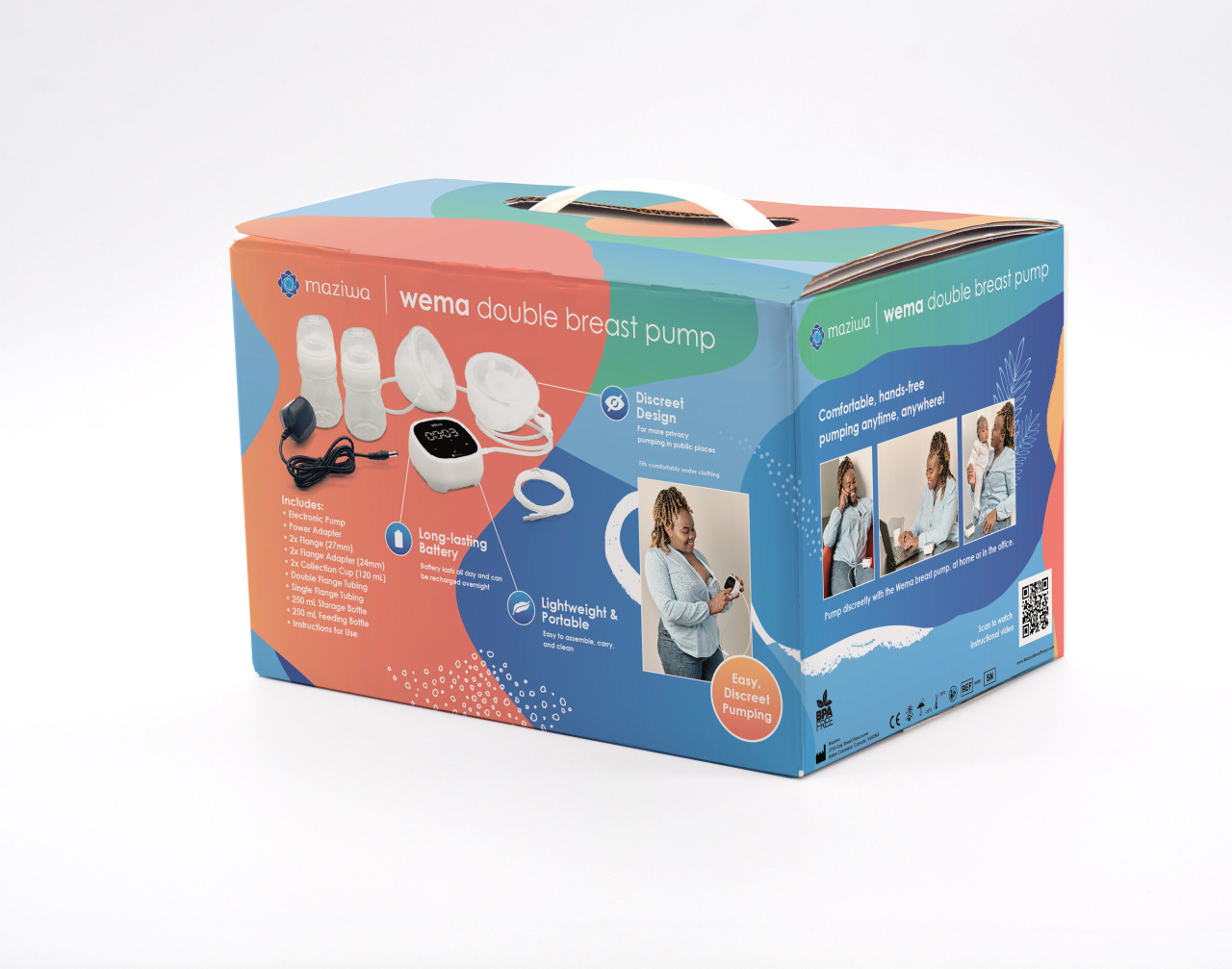 CLIENT: Maziwa
PROJECT: Wema Breast Pump Packaging