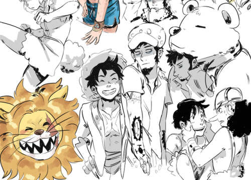 a one piece sketch dump