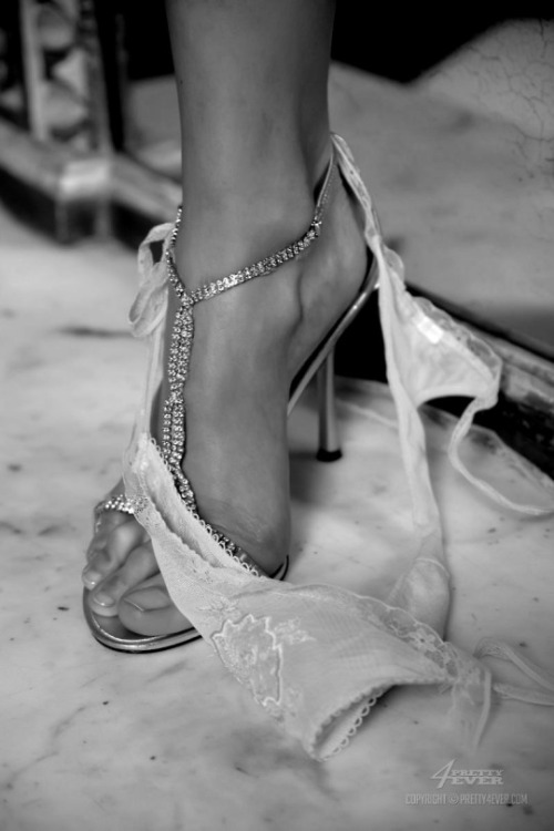 Only my rings and heels………………just as he requested………………