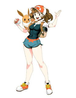 genzoman:  Female trainer from Pokemon Let´s