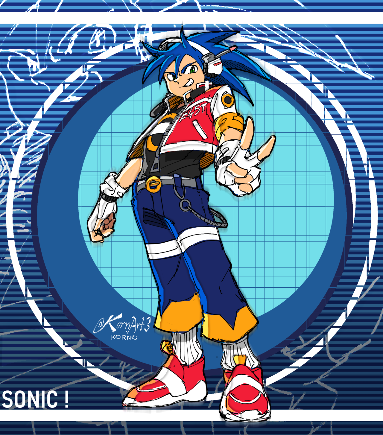 Quick Super Sonic for Sonic Frontiers Update 3! #sonicfrontiers  #sonicfanart #sonicthehedgehog #sonic #supersonic #supersonicart…