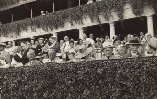 At the Horse Races, Hialeah Park 1940 by Marion Post Wolcott