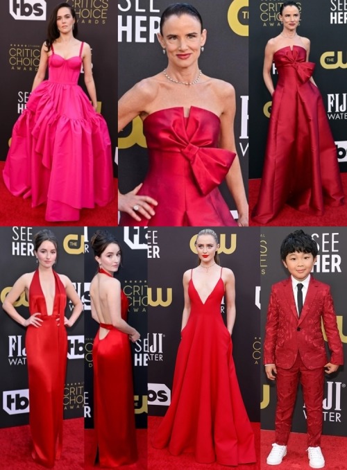 Critics Choice Awards 2022 - fave looks~Mychal Bella Bowman, Jamie Dornan, Wrenn Schmidt, Stephanie 