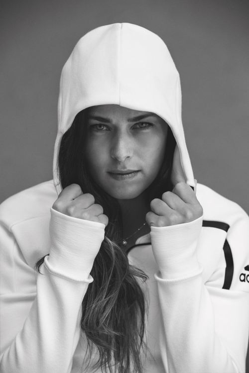 garbine-muguruza: Ana Ivanovic for adidas Athletics Z.N.E collection