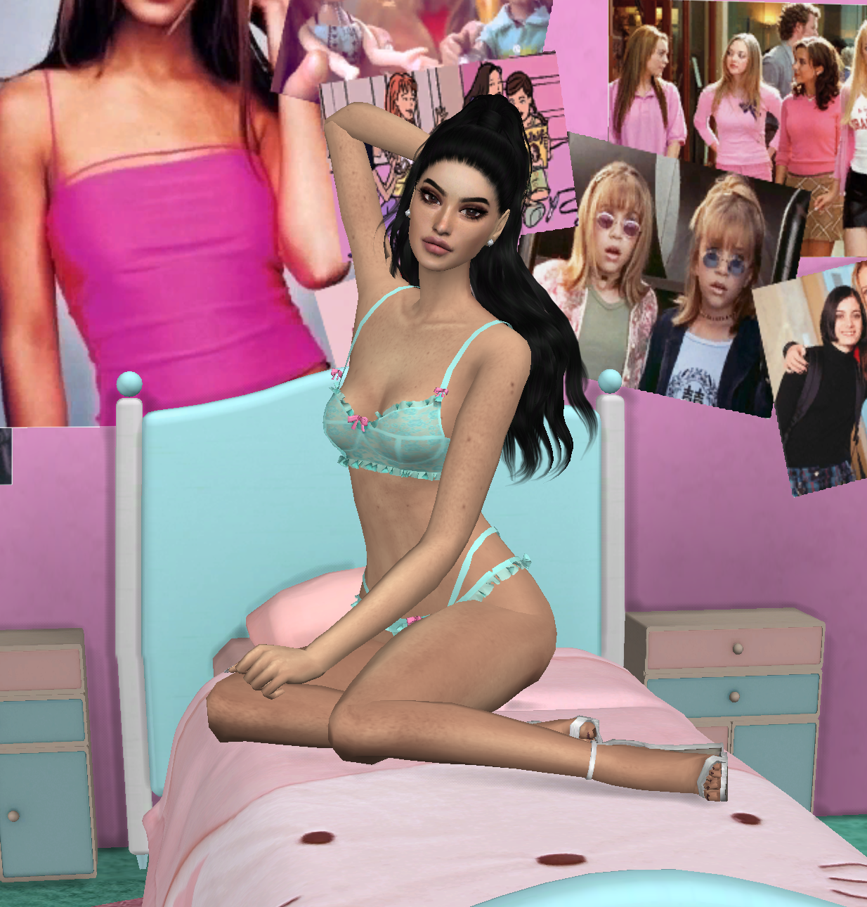 simstefani — ༺ ♡ 🧸 J'ADORABLE LINGERIE SET 🧸 ♡༻ hey girlies!