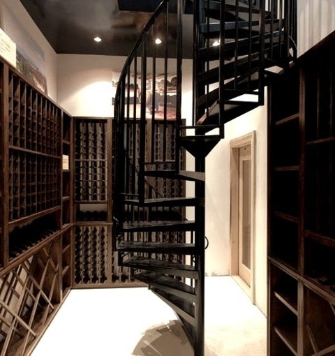 Wine Cellar In New York Inspiration For A Large Timeless Marble Floor Wine Cellar Remodel With Storage