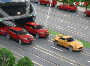 mediumsizedboy:  liquidcoma:  baebleye:  boredpanda:    Elevated Bus That Drives Above Traffic Jams    naughty children will be subjected to the car swallower to atone for their sins  imagine the car accidents caused by daring lane changes at the last