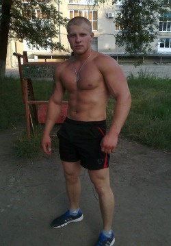 Theruskies:  Russian Muscular Teen Tough The Guys Like This Are Usually Racketeers