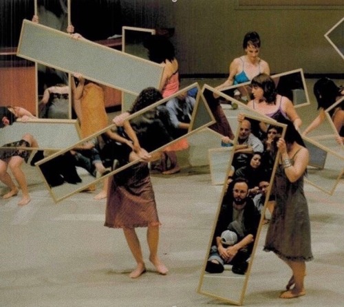 loscaminos:  Mirror Piece by Joan Jonas (1969);