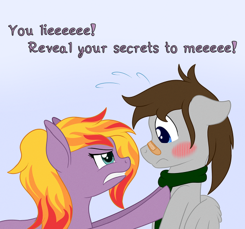 askfuselight:  I swear it’s true! I don’t know! ((*dramatic gasp* The truth is revealed! I mean, he’s way too airheaded to even catch subtle hints. This comes as a surprise to nobody~ Thanks to askthemares for the ask, be sure to check them out!