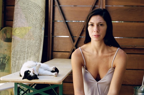 creativerehab:  Sydney and kitty.Lo-res 35mm film scan.
