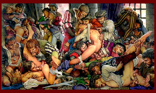 Spoils of capture  -  Good job men whatever you find is yours,  enjoy.Internet find