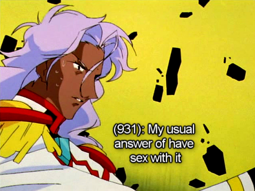 utena-tfln:[Photoset - First image is a close up of Akio’s frighten and sweaty face. Second image is