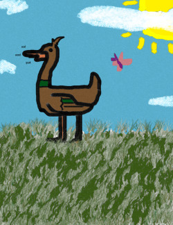 talking-to-imaginary-creatures:  my first piece of digital art ever! i feel accomplished.