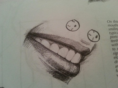 ashiecrackerr: So in my basic drawing class we are learning to draw facial features and I couldnt he