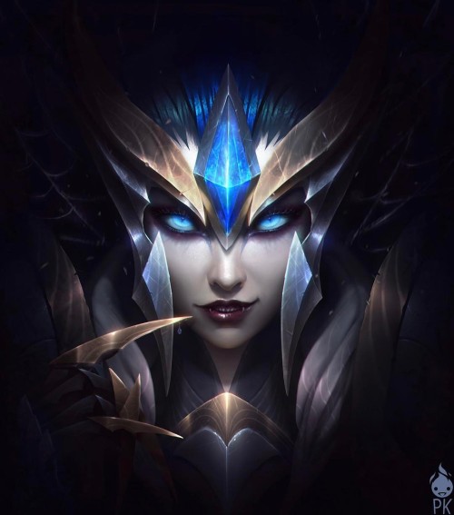 Victorious Elise teaser portrait art I did a long ago! #leagueoflegends #zeronis #art