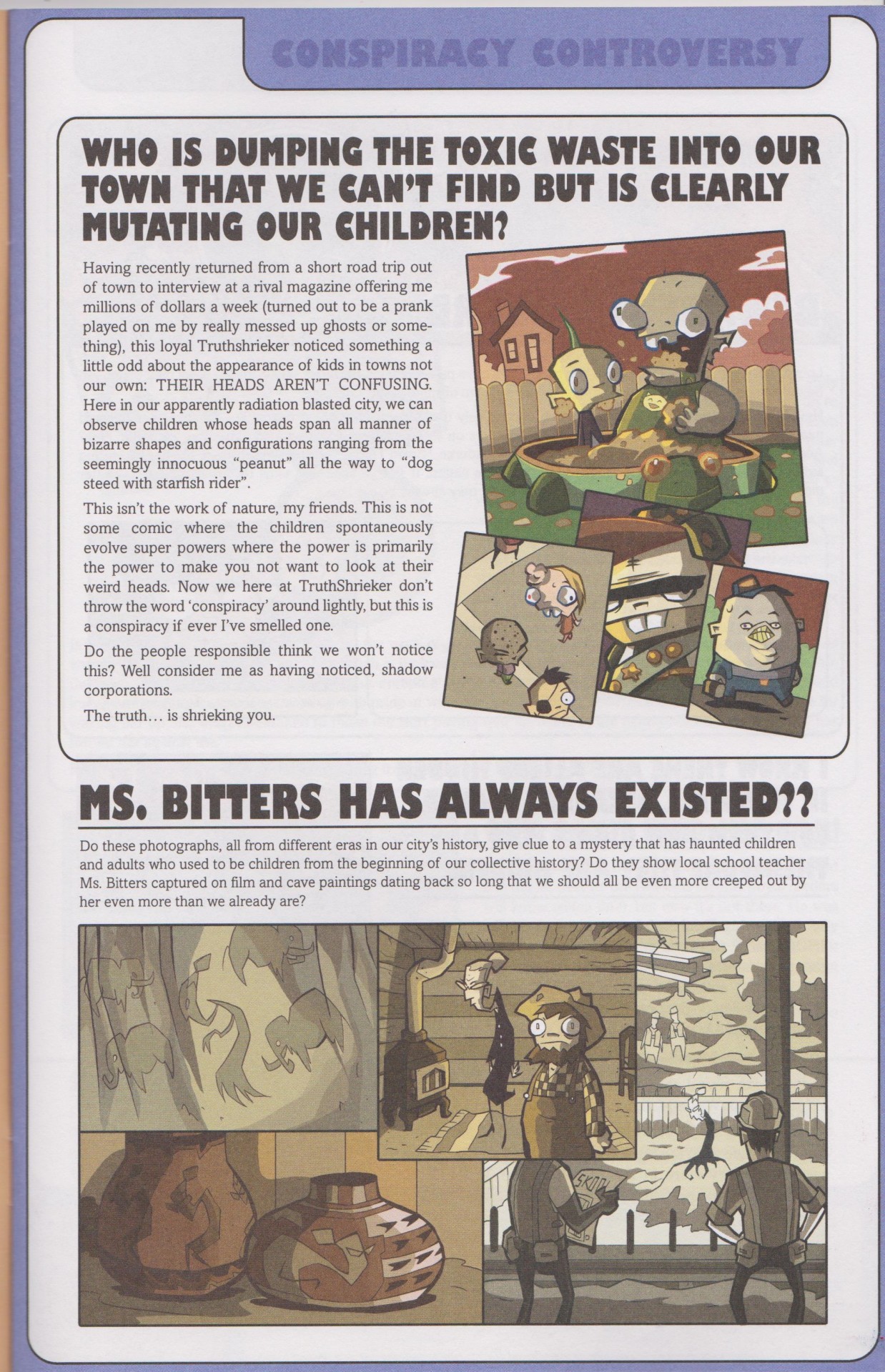 jasmarie2000:  Scanned, Better Quality Screenshot from the IZ Pre-Comic, enjoy :)