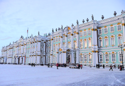 historyofromanovs:  Our favorite Russian Imperial Palaces during Wintertime The Winter Palace The Catherine Palace The Livadia Palace The Catherine Pavilion 