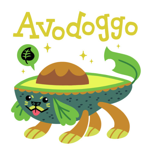 Chamucajete, the appetizer-to-share fakémon and final evo of Avodoggo! Grass/rock, this pitbu