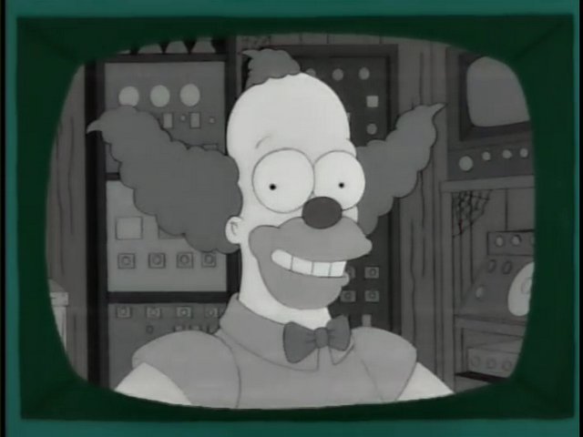 #16 Krusty The Clown Simpson *1994 The Simpsons Pog Skycap Milk Cap 