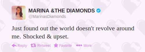 overwhelmedbyfeels:  Still talking about Marina. (&frac34;) 