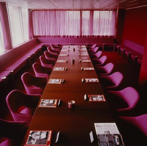 palmvaults:
“Der Spiegel offices, interiors by Verner Panton
”