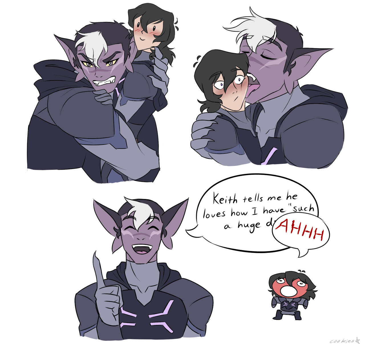 oreoc00kies:    So Jotakorium ’s galra!Shiro AU actually owns my soul and I’m