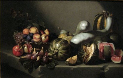 artist-caravaggio:  Still Life with Fruit, Caravaggio