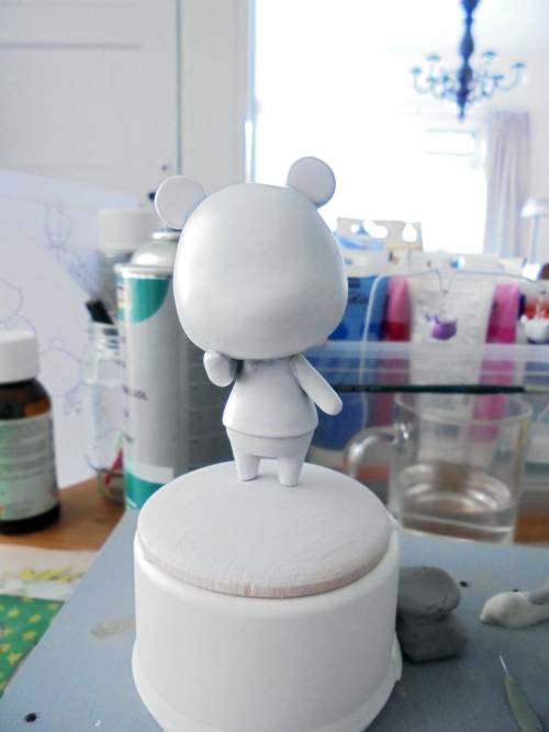 Stitches WIPI sanded and primed this little guy, now it’s time for some color! :)