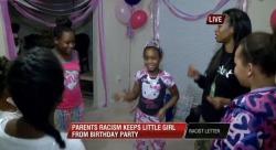 the-real-eye-to-see:  A young girl wrote her friend a letter explaining she couldn’t go to her Birthday party, because she is black. In other words, parents told their child it’s ok to judge someone based on the color of the skin.   Blame the racist