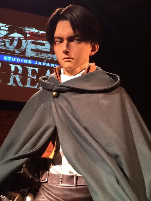  The Levi Clonoid model from Universal Studios Japan’s SNK THE REAL event! (Source)  Previously seen in the trailers and preview press photo!