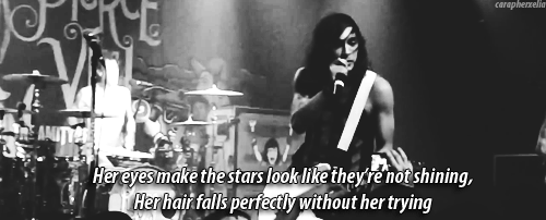 carapherxelia:  Pierce The Veil - Just The Way You Are cover - [video credit] 