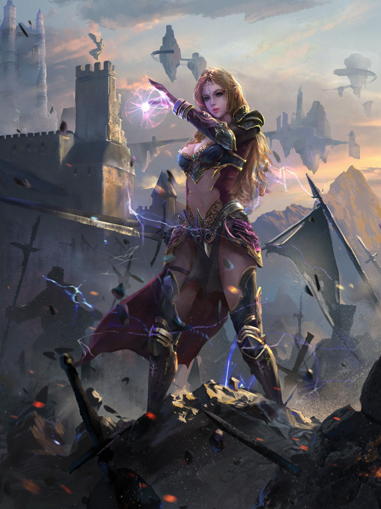 art-of-cg-girls:  YuanKe art by Yuanke Zhou