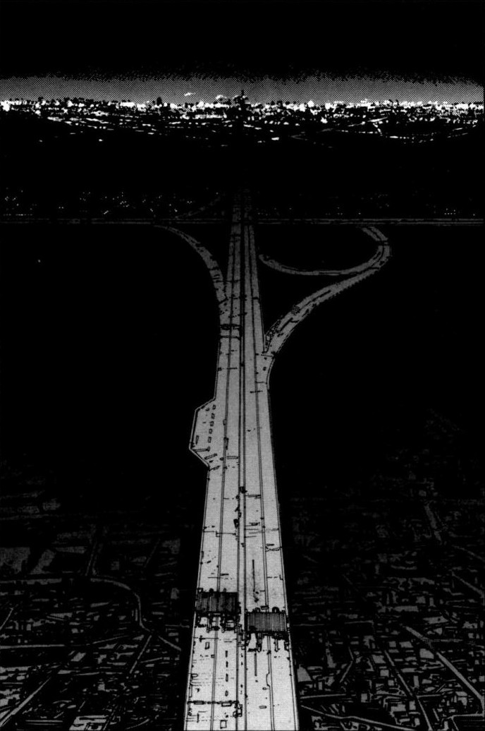 hopelessromanticslovesickpoets:Akira landscapes Katsuhiro Otomo