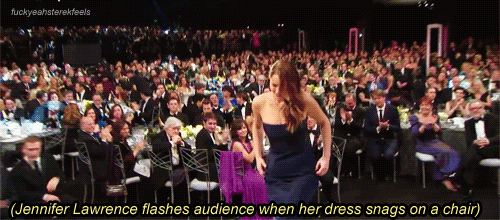 eat-the-rouxde:  harr3nhal:  This poor girl has the worst luck at awards shows  The poor dear looks so sad and embarrassed in the second one. 