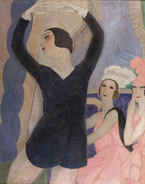 The Russian Dancer Vera Nemchinova Performing Les Biches  -  Léon de Smet  c. 1925Belgian  1881-1966