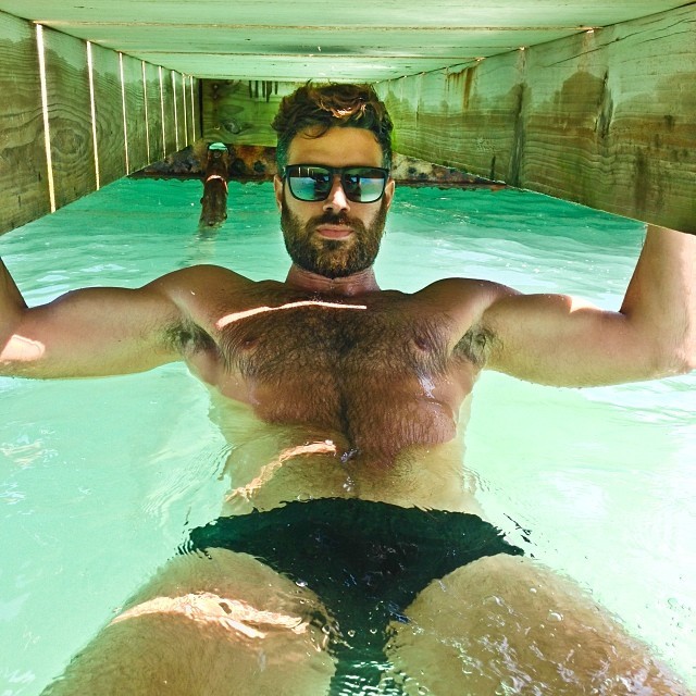 scruffyjizzmonkey:  hairyfellaz: | W-O-O-F!!! This guy is gorgeous!!!