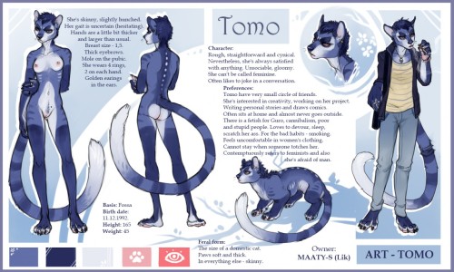 Tomo - Character and art by (one half of) MAATY-S on FA Their art is pretty awesome and unique. <3 I really REALLY like this whole look.