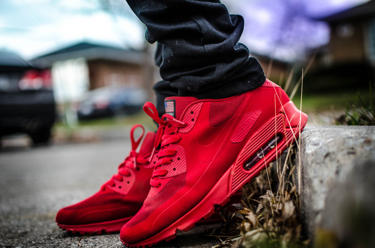 Nike Air 90 Hyperfuse 'Independence Day' Red... – – Sneakers, kicks and