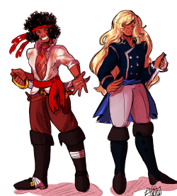 @mintly and the others from Project Corundum contributing for the Pirate AU AND HITTING ALL MY WEAK POINTS