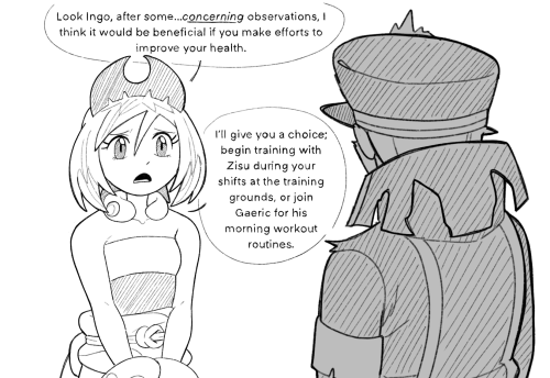Idea: The Real Reason Ingo Started Exercising With Zisu Is Because Irida, Concerned For His Physical