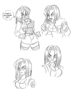 Funsexydragonball:  Just Some Practice Sketches Of Princess Trunks.