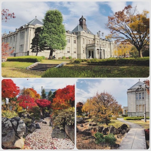 ＼おにわさん更新情報／ ‪[ 山形県山形市 ] 文翔館庭園（県政史緑地） Bunshokan Garden, Yamagata の写真・記事を更新しました。 ーー #大正時代 に県庁舎として造られた 