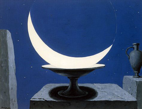 hideback: Rene Magritte (Belgian, 1898-1967) Melusine’s Window, 1953 The Golden Ring, n.d.