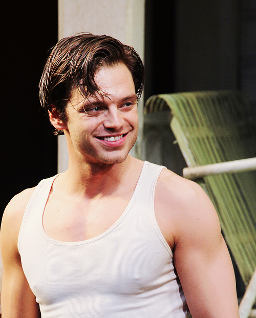 sebastiansource:Sebastian Stan as Hal Carter in William Inge’s play “Picnic” on Broadway.