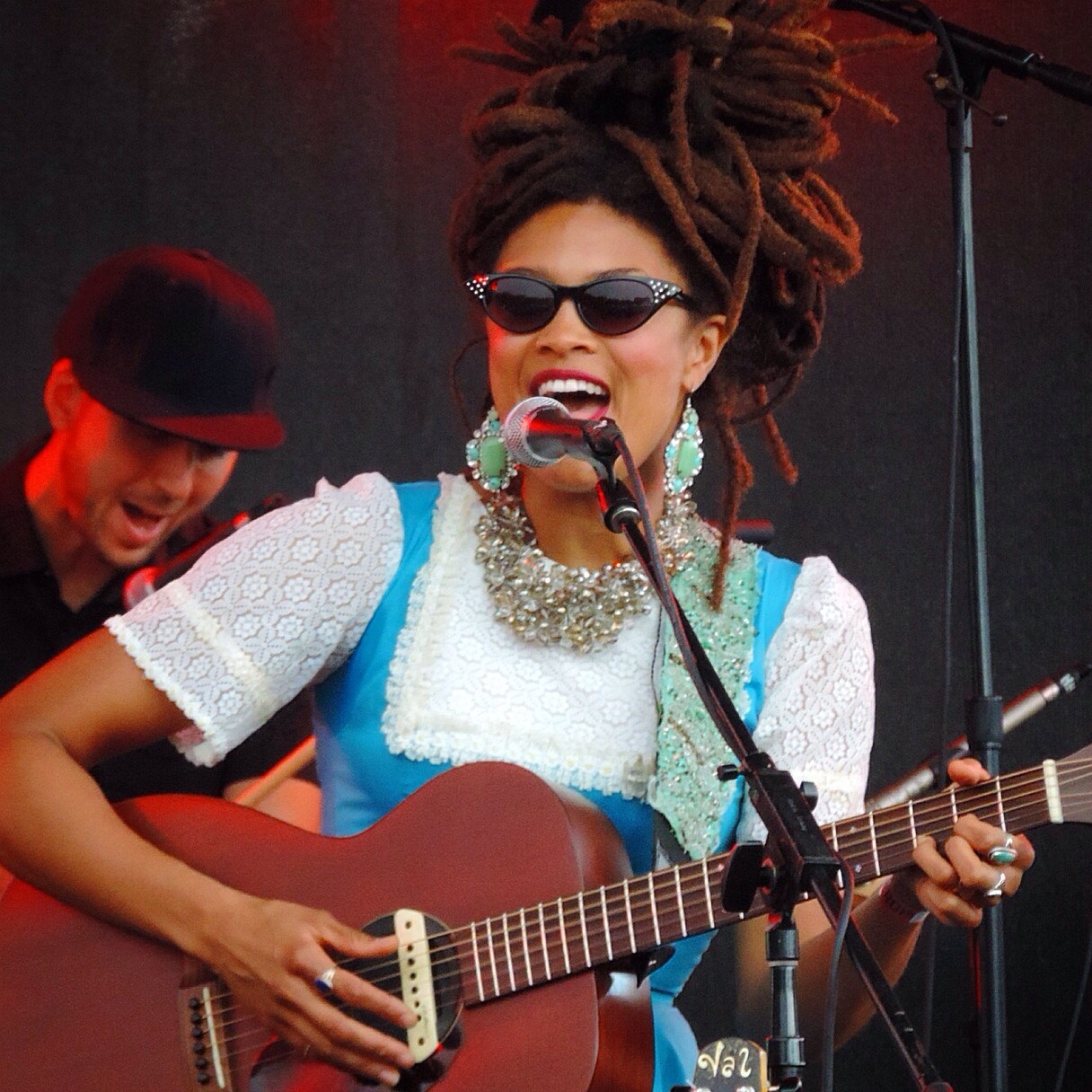 maribellanyc:  AfroPunk Fest, August 23, 2014. Valerie June, Alice Smith &amp;