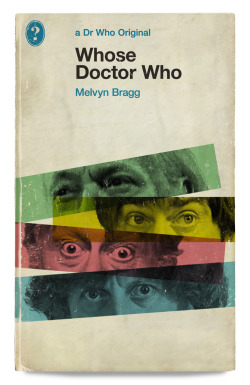 Penguin-style Doctor Who Book Covers