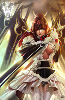 Erza - Wingblade by wizyakuza 