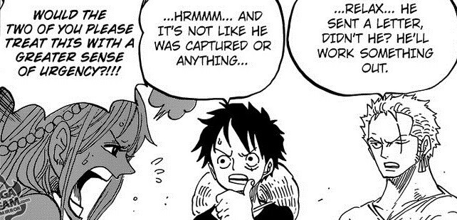 Nami will pay any price for some papers !! - Sanji will hand Luffy