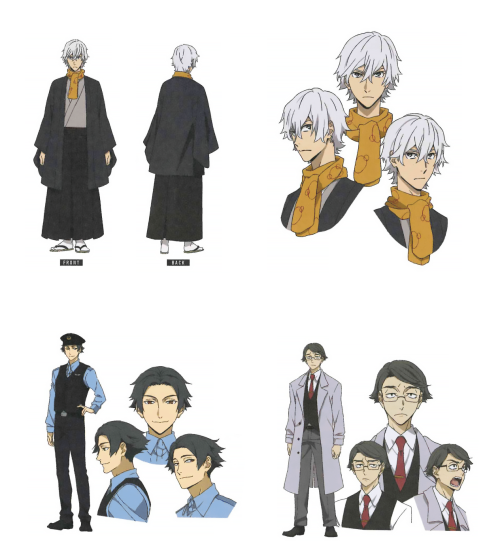 Bungou Stray Dogs Season 4-5 Characters Sheets From Official Guidebook Gongeroku. Scanned By Me.